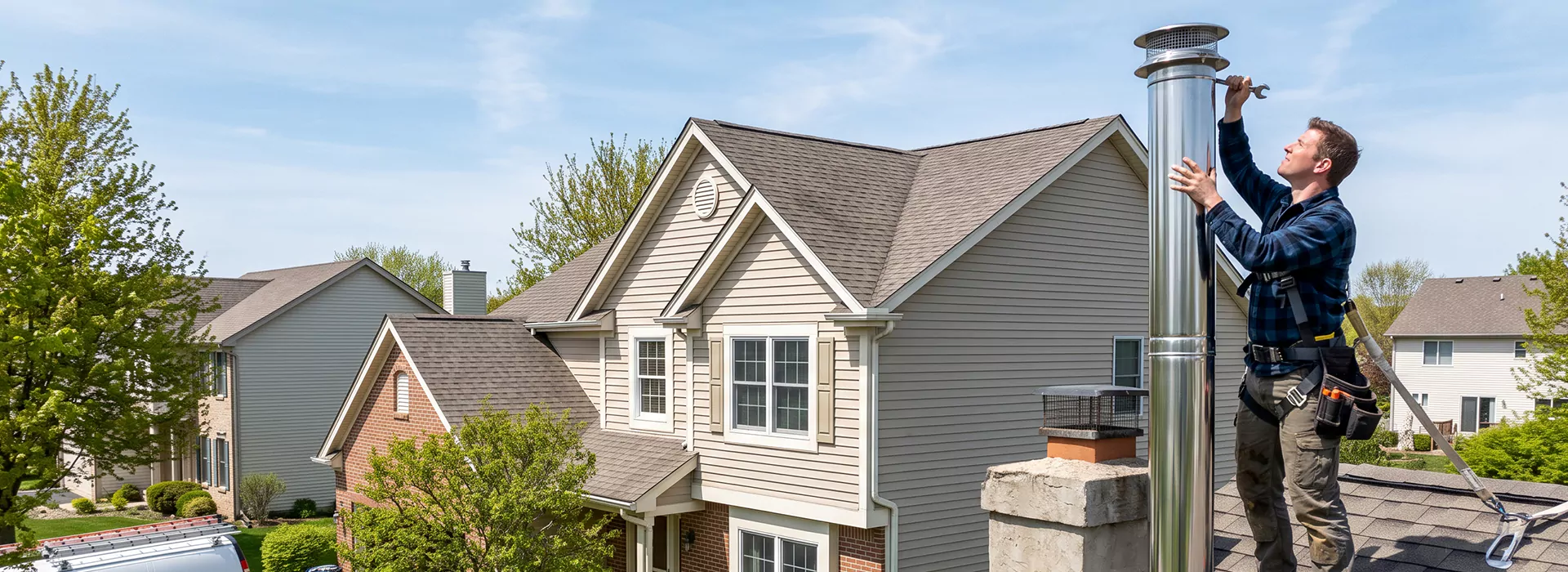 Metal Chimney Installation in Compton