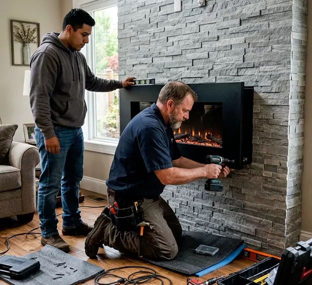 Certified Floating Fireplace Installation Company: Your Local Floating Mantel Installer in Compton, CA