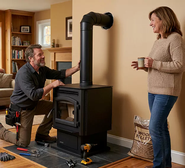 Certified Pellet Fireplace Installation Company: Your Local Pellet Stove Fitting Team in Compton, CA