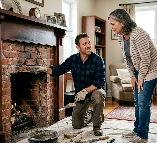Why Compton Homeowners Choose Our Brick Fireplace Repair Team?