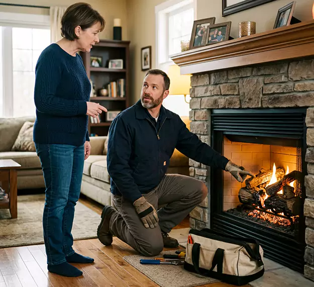 Why Compton Homeowners Choose Our Gas Fireplace Logs Team?
