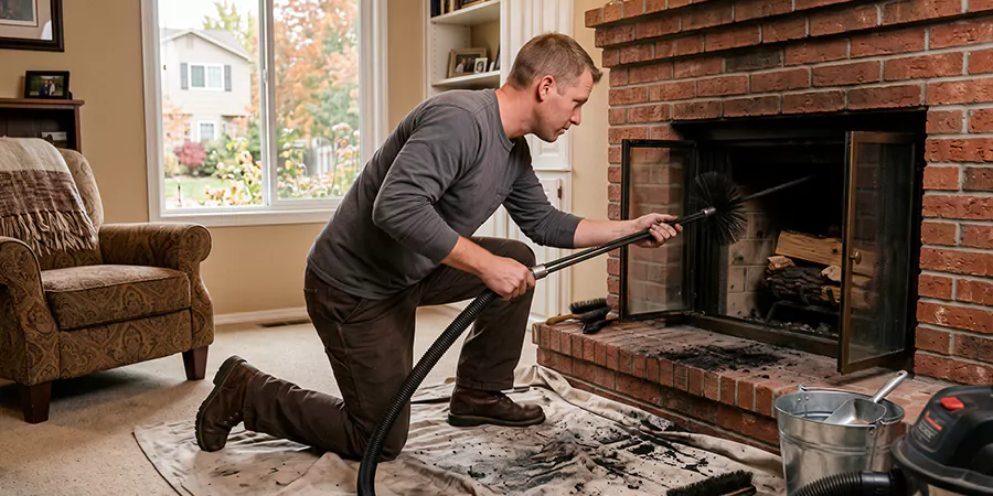 Fireplace Cleaning in Compton