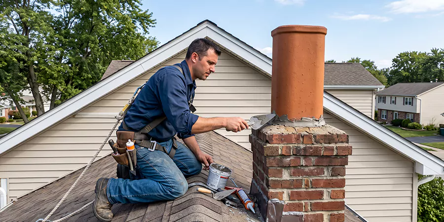 Chimney Pot Leak Repair Compton