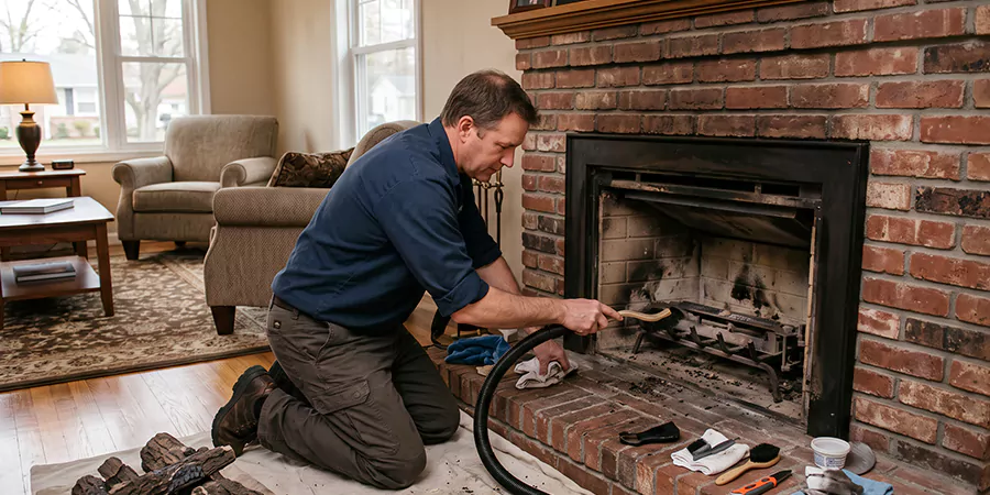 Gas Fireplace Restoration Compton