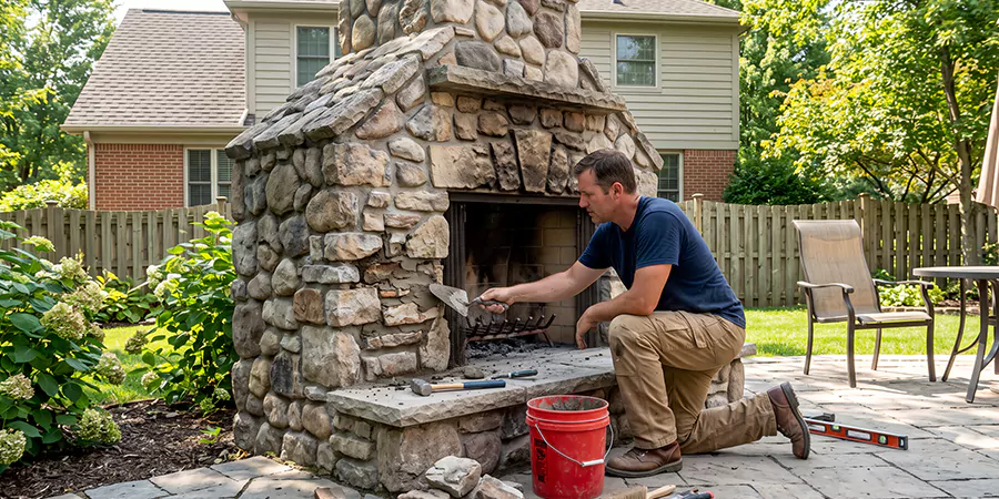 Outdoor Fireplace Repair Compton