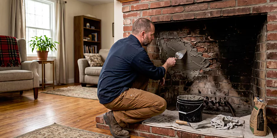 Modern Fireplace Refacing Compton