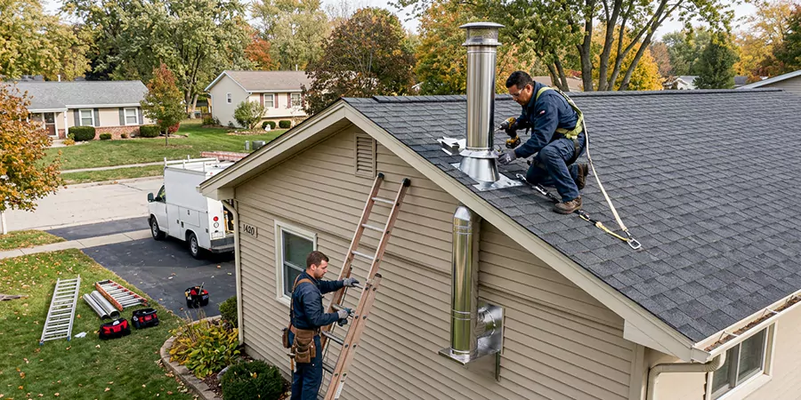 Installing a Pellet Stove in a Corner or Mobile Home Compton